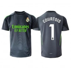 Real Madrid Thibaut Courtois #1 Målvakt Tredje Tröja 2025-26 Korta ärmar